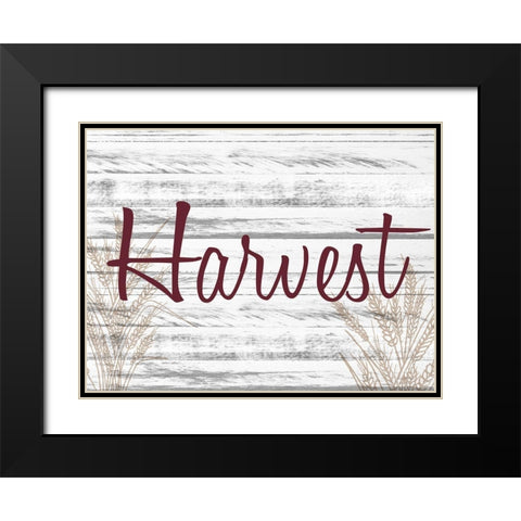 Harvest 2 Black Modern Wood Framed Art Print with Double Matting by Allen, Kimberly