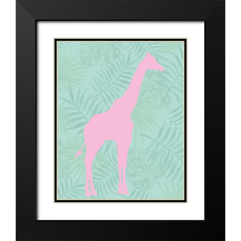 Safari Animal 1 Black Modern Wood Framed Art Print with Double Matting by Allen, Kimberly