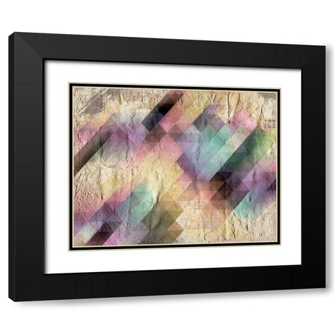 Color Code Black Modern Wood Framed Art Print with Double Matting by Allen, Kimberly