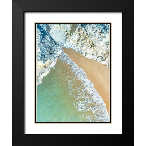 From Above Black Modern Wood Framed Art Print with Double Matting by Allen, Kimberly