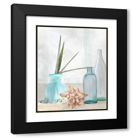 Seaside Escape 2 Black Modern Wood Framed Art Print with Double Matting by Allen, Kimberly