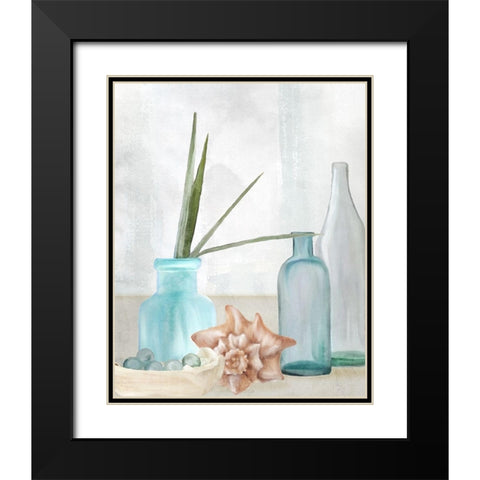 Seaside Escape 2 Black Modern Wood Framed Art Print with Double Matting by Allen, Kimberly