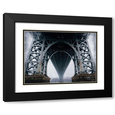 Bridge Black Modern Wood Framed Art Print with Double Matting by Allen, Kimberly