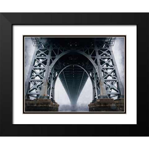 Bridge Black Modern Wood Framed Art Print with Double Matting by Allen, Kimberly