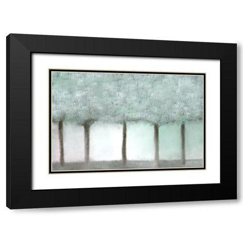 Grove Black Modern Wood Framed Art Print with Double Matting by Allen, Kimberly