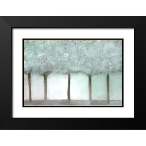 Grove Black Modern Wood Framed Art Print with Double Matting by Allen, Kimberly