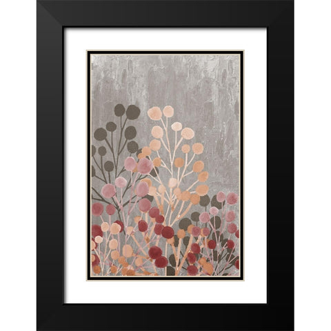 Garden 1 Black Modern Wood Framed Art Print with Double Matting by Allen, Kimberly