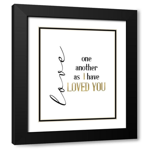 Infinite Love Black Modern Wood Framed Art Print with Double Matting by Allen, Kimberly