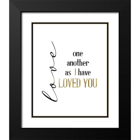 Infinite Love Black Modern Wood Framed Art Print with Double Matting by Allen, Kimberly
