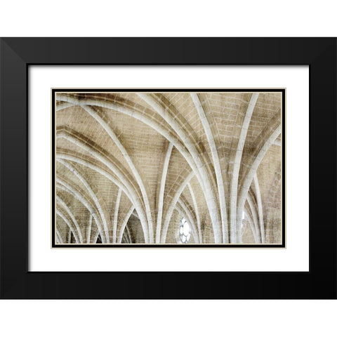 Arch 1 Black Modern Wood Framed Art Print with Double Matting by Allen, Kimberly
