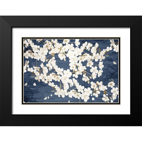 Magnolia Blues Black Modern Wood Framed Art Print with Double Matting by Allen, Kimberly