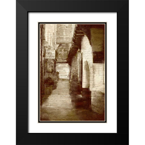 City Light 1 Black Modern Wood Framed Art Print with Double Matting by Allen, Kimberly