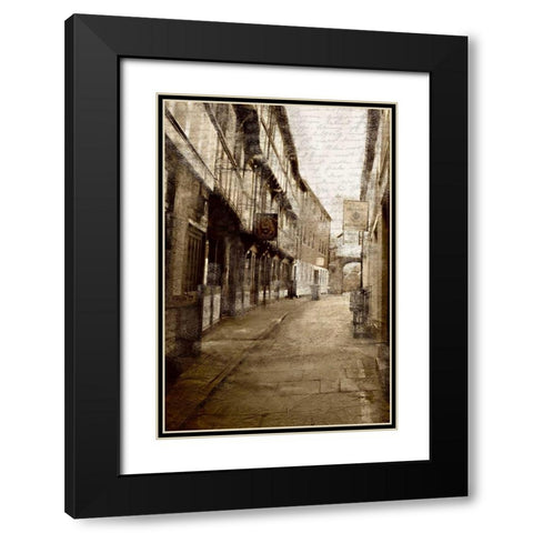 City Light 2 Black Modern Wood Framed Art Print with Double Matting by Allen, Kimberly