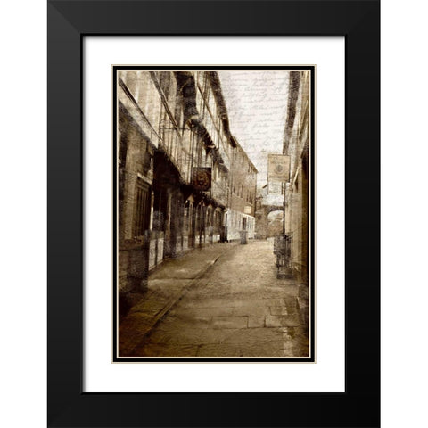 City Light 2 Black Modern Wood Framed Art Print with Double Matting by Allen, Kimberly