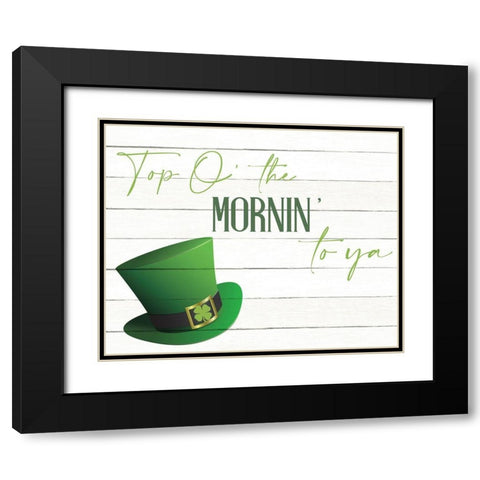 Top of the Mornin Black Modern Wood Framed Art Print with Double Matting by Allen, Kimberly
