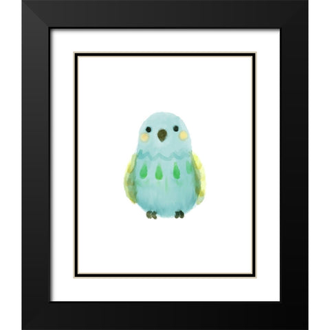 Chirp 2 Black Modern Wood Framed Art Print with Double Matting by Allen, Kimberly