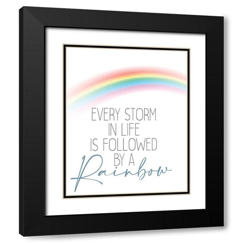 Every Storm Black Modern Wood Framed Art Print with Double Matting by Allen, Kimberly