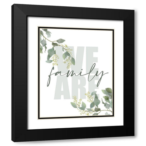 We Are Black Modern Wood Framed Art Print with Double Matting by Allen, Kimberly