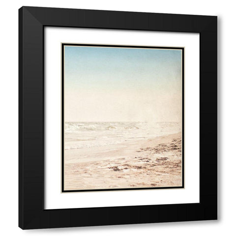 Beach Waves 2 Black Modern Wood Framed Art Print with Double Matting by Allen, Kimberly