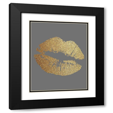 Fashionista 7 Black Modern Wood Framed Art Print with Double Matting by Allen, Kimberly