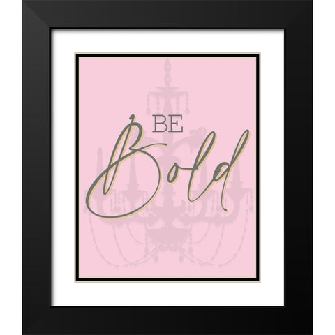 Fashionista 10 Black Modern Wood Framed Art Print with Double Matting by Allen, Kimberly