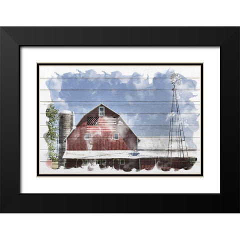 Heartland Black Modern Wood Framed Art Print with Double Matting by Allen, Kimberly