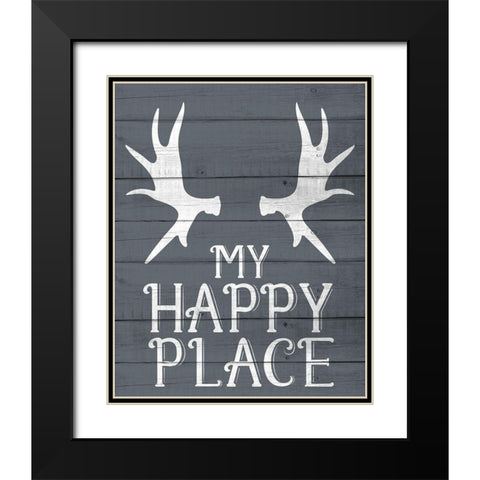 Lake House 8 Black Modern Wood Framed Art Print with Double Matting by Allen, Kimberly