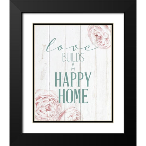 On Teal 3 Black Modern Wood Framed Art Print with Double Matting by Allen, Kimberly