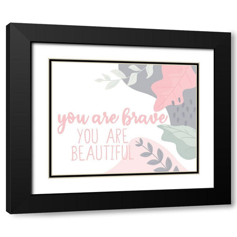 Affirmations 2 Black Modern Wood Framed Art Print with Double Matting by Allen, Kimberly