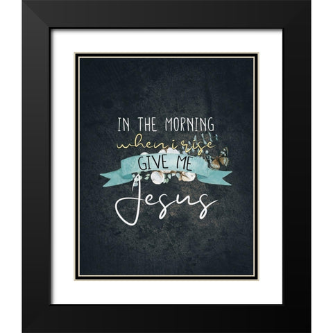 In the Morning Black Modern Wood Framed Art Print with Double Matting by Allen, Kimberly
