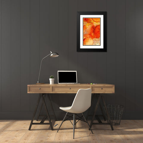 Orange Day B Black Modern Wood Framed Art Print with Double Matting by Allen, Kimberly