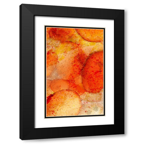 Orange Day B Black Modern Wood Framed Art Print with Double Matting by Allen, Kimberly