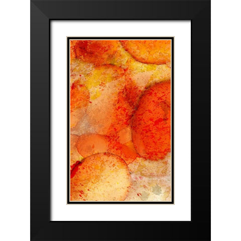 Orange Day B Black Modern Wood Framed Art Print with Double Matting by Allen, Kimberly