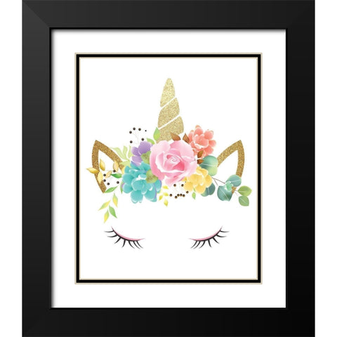 Queen 2 Black Modern Wood Framed Art Print with Double Matting by Allen, Kimberly