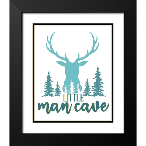 Explore Little Man 2 Black Modern Wood Framed Art Print with Double Matting by Allen, Kimberly