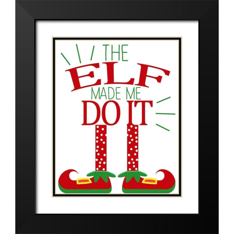 The Elf Black Modern Wood Framed Art Print with Double Matting by Allen, Kimberly