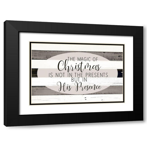 The Magic Black Modern Wood Framed Art Print with Double Matting by Allen, Kimberly