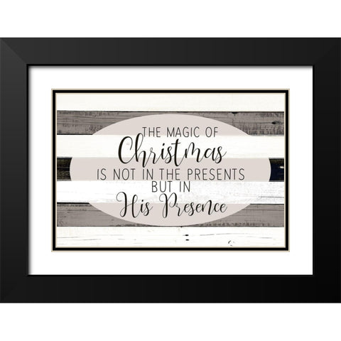 The Magic Black Modern Wood Framed Art Print with Double Matting by Allen, Kimberly