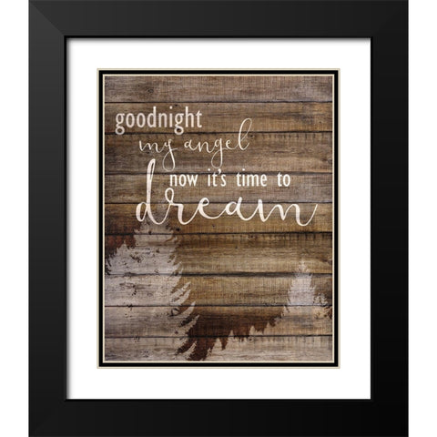 Goodnight Angel 1 Black Modern Wood Framed Art Print with Double Matting by Allen, Kimberly