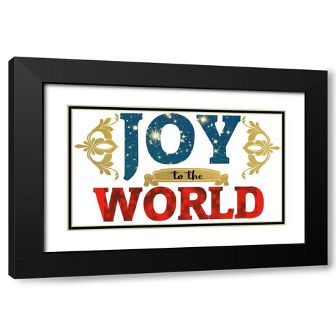 Christmas Night 2 Black Modern Wood Framed Art Print with Double Matting by Allen, Kimberly