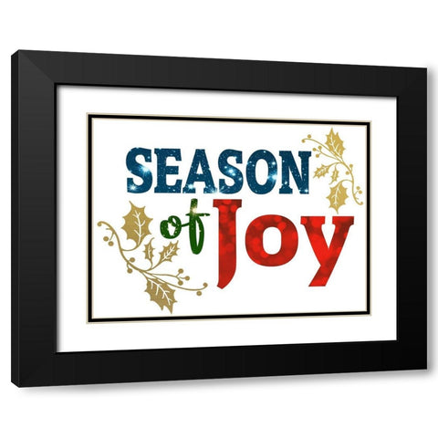 Christmas Night 4 Black Modern Wood Framed Art Print with Double Matting by Allen, Kimberly