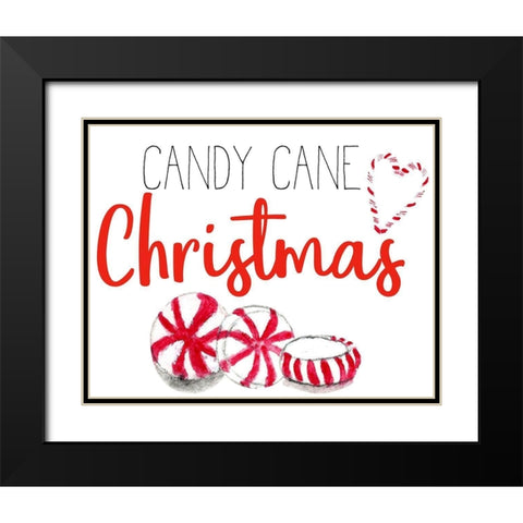 Christmas Time 1 Black Modern Wood Framed Art Print with Double Matting by Allen, Kimberly