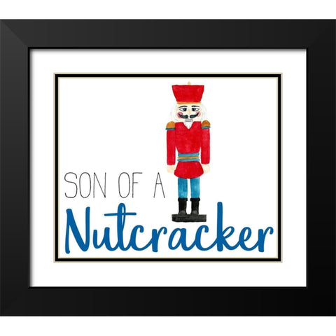 Christmas Time 2 Black Modern Wood Framed Art Print with Double Matting by Allen, Kimberly