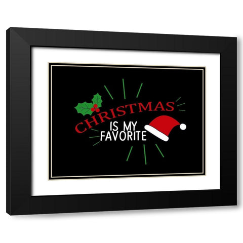 My Favorite Black Modern Wood Framed Art Print with Double Matting by Allen, Kimberly