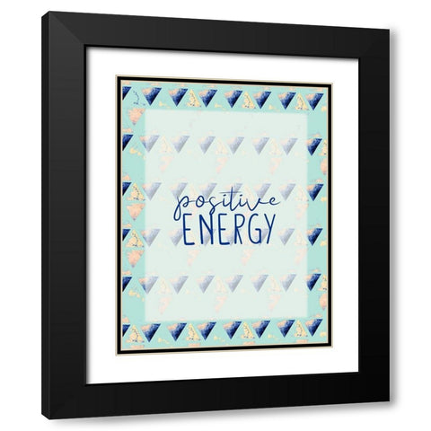 Positive Black Modern Wood Framed Art Print with Double Matting by Allen, Kimberly