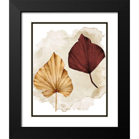 Fan 1 Black Modern Wood Framed Art Print with Double Matting by Allen, Kimberly