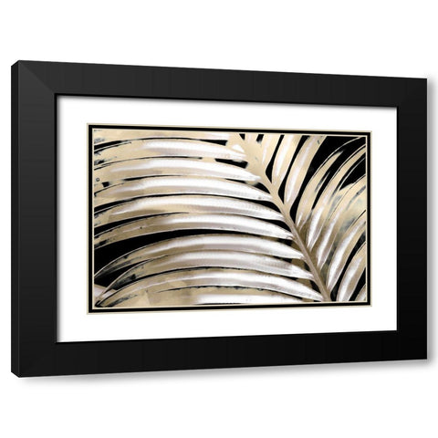 Palm Gild Black Modern Wood Framed Art Print with Double Matting by Allen, Kimberly