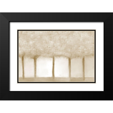 Golden Grove Black Modern Wood Framed Art Print with Double Matting by Allen, Kimberly