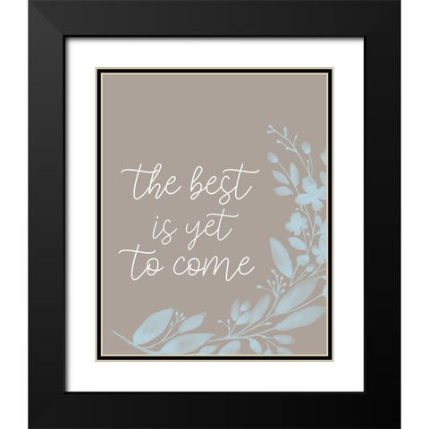 The Best Branch v2 Black Modern Wood Framed Art Print with Double Matting by Allen, Kimberly