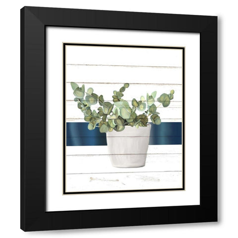 Pots 1 Black Modern Wood Framed Art Print with Double Matting by Allen, Kimberly